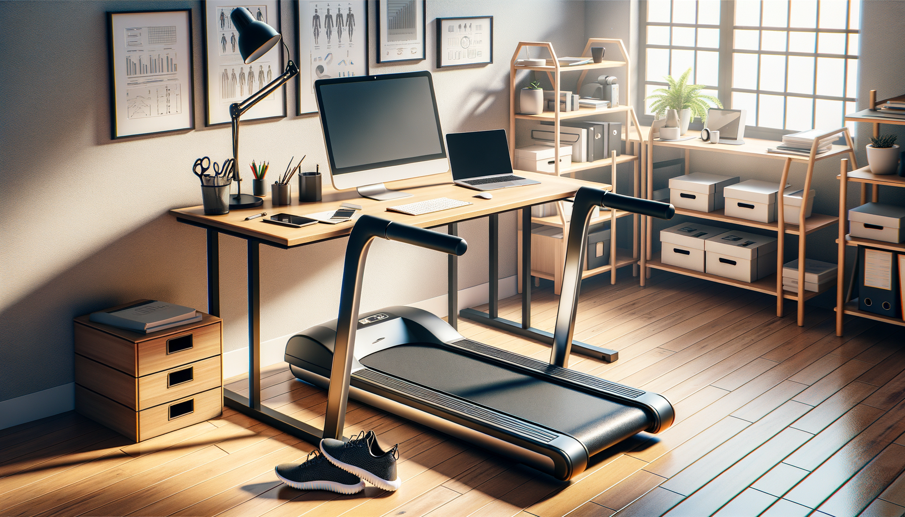 Stay Active While You Work: The Benefits of an Under Desk Treadmill
