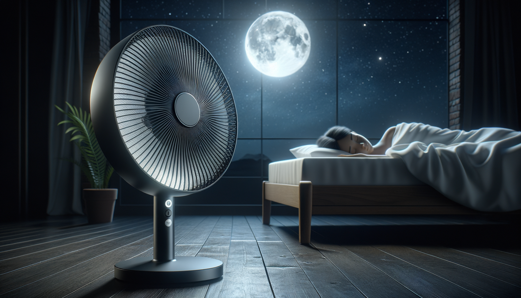 Ventilador Silencioso para Dormir – Confort Nocturno sin Ruido