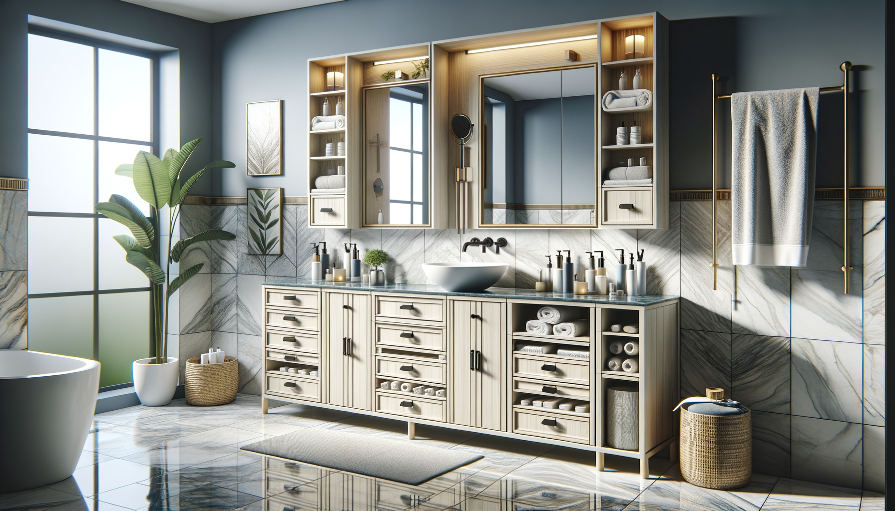 Bathroom Combination Vanity Units – Integrated Storage and Sink Solutions