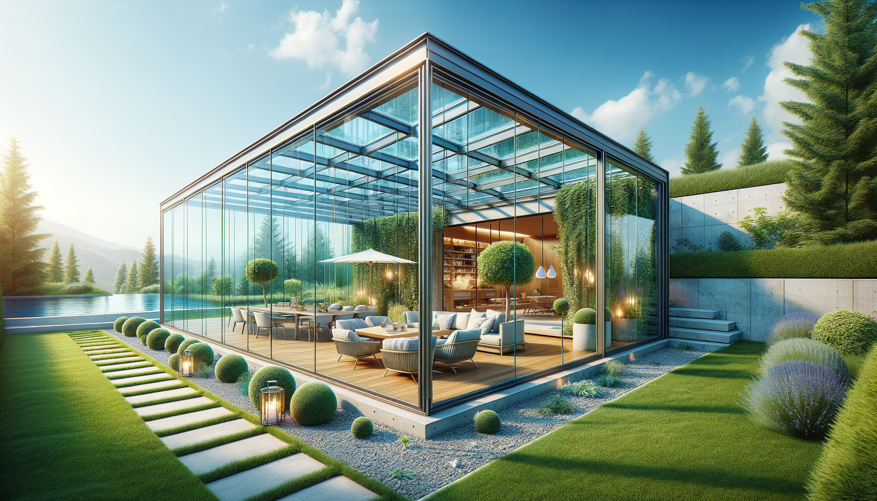Gartenzimmer Glas
